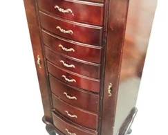 Sturdy well made Jewelry armoire with drawers