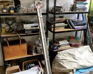 coffee table books, picnic basket, National Geographic magazines- 2008- 2014