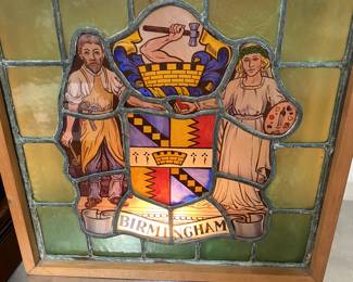 stand glass boxed light