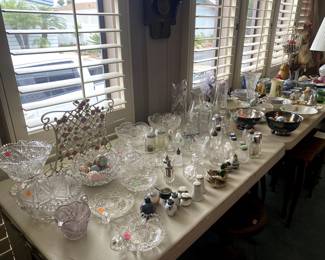 lifetime collection of glassware