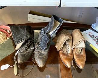 old antique shoes