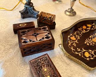 Mini wooden boxes