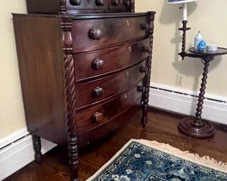 Dresser with upper chamber