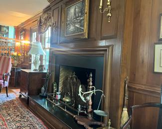 Grand Fire Place, and Rug