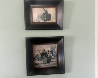 For Asian tile framed art