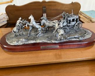 Pewter Wild West Sculpture