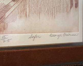 George Crionas Lithograph