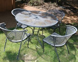 Wrought Iron Patio Set
