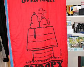 Vintage Peanuts Snoopy & Woodstock Sleeping Bag