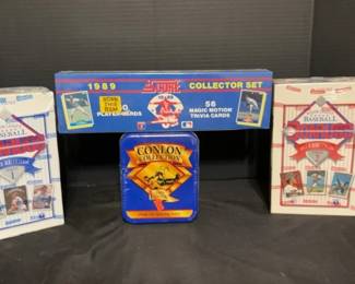 Four Complete Sets Of Baseball Cards