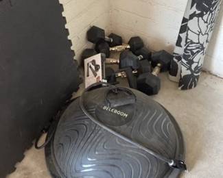 Beleboom Balance Trainer, Yoga Mats Hand Weights