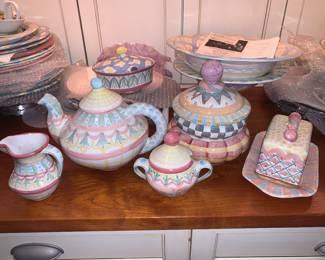 Lots of Mackenzie Childs to choose from! 