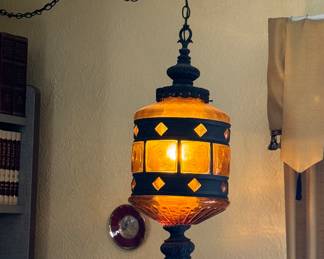 Mid Century Modern Swag Lamp