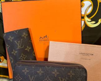 Louis Vuitton, Hermes, and Gucci
