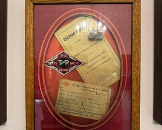 Railroad Employee memorabilia