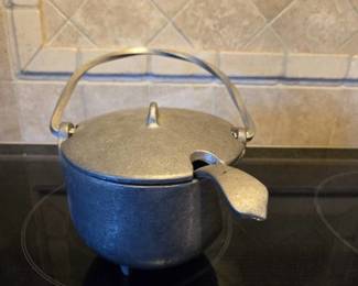 Unmarked Pewter Pot with Ladell