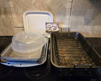 Oven Lot (Roasting Pan, Baking Dishes, Broiler Pans)