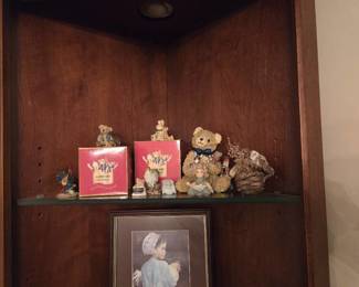 Lot of Small Collectibles (Cloth Tag Originals Made in England), Nutcracker, Bunny, Bears, Hen