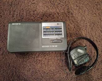 Sony Walkman and Weather Radio