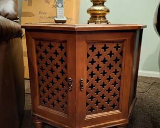 Octagon MCM Side Table