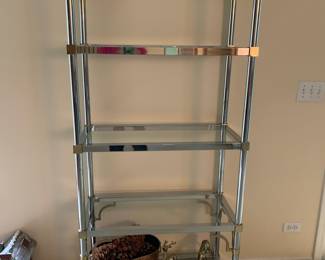 Mid Century Modern Maison Jansen style etagere