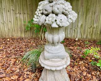 Concrete Statue $50 Pedestal $50