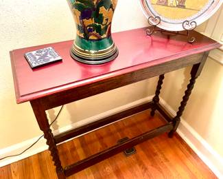 Barley Twist Table $80