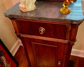 Marble Top End Table $95