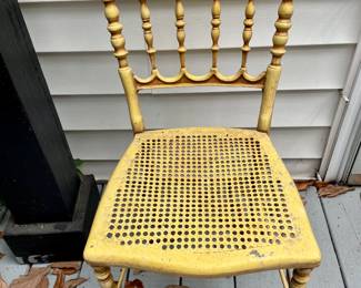Cute Metal Yellow Chair