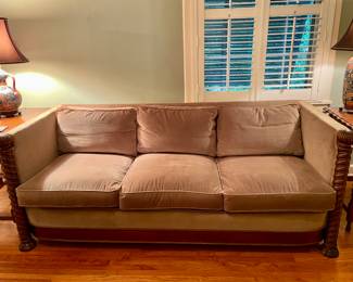 Velvet Couch Barley Twist $500