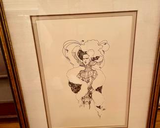 Original BARRY THOMAS San Francisco No. Beach Artist