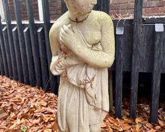 Concrete Lady Statue $80