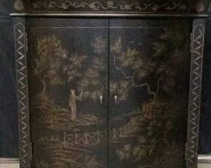 Ethan Allen Chinoiserie Cabinet