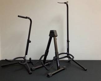 On Stage Tripod Stand, Amazon Basics Stand, Black Metal Guitar Stand