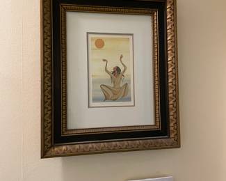 Signed and Titled "Sun Catcher" Framed Print by Maxine Noel