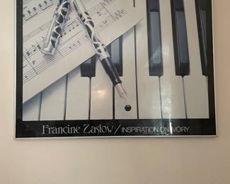 Francine Zaslow Inspiration On Ivory USA 1982 Vintage