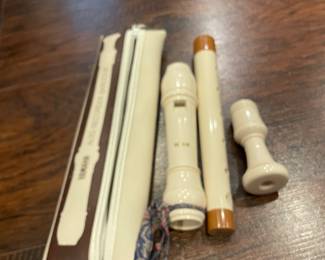 Vintage Yamaha Alto Baroque Recorder Set