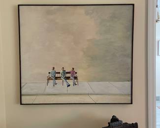 "It Will Get You If You Don't Wake Up" By: J.T. Gates Original Acrylic on Canvas