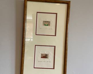 Jan Fleck -Colored Etching, Signed and Numbered