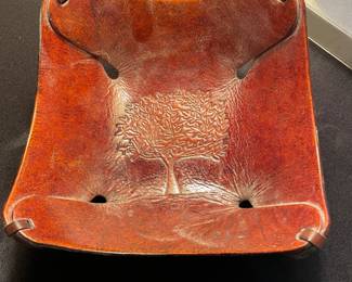 Novica Collection Peru Decorative Leather Bowl