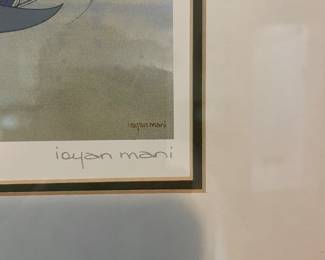 Signed & Titled “Spirt Of The Winds” Framed Print by: Maxine Noel Signed with Her Sioux Name Joyanmani