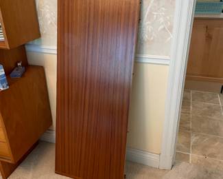 Mid Century Modern Danish Teak Wood Dining Table with 6 Chairs - Includes One Leaf and Pads $3000.00