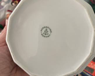 Porsgrund Norway Hearts & Pines Rimmed Multisided Soup Cereal Bowl