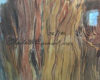 Charlotte Barnard, NWS Watercolor Print Art, Signed & Numbered 25/180