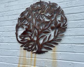 Circle of Life Tin Wall Art