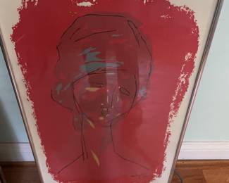 Framed Poster Amedeo Modigliani "Tete De Femme"