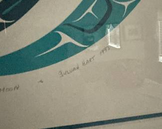 Sylvan Hart Signed and Numbered Print "Eagle Moon" 79/200