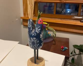 American Navajo Folk Art Chicken by Edith John