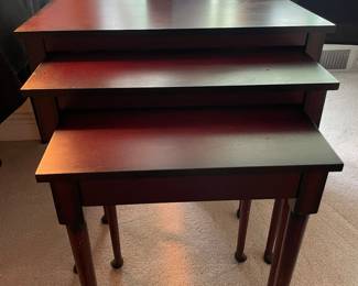 Wood Nesting Tables - 3 Piece -