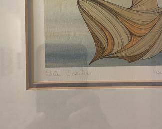 Signed and Titled "Sun Catcher" Framed Print by Maxine Noel